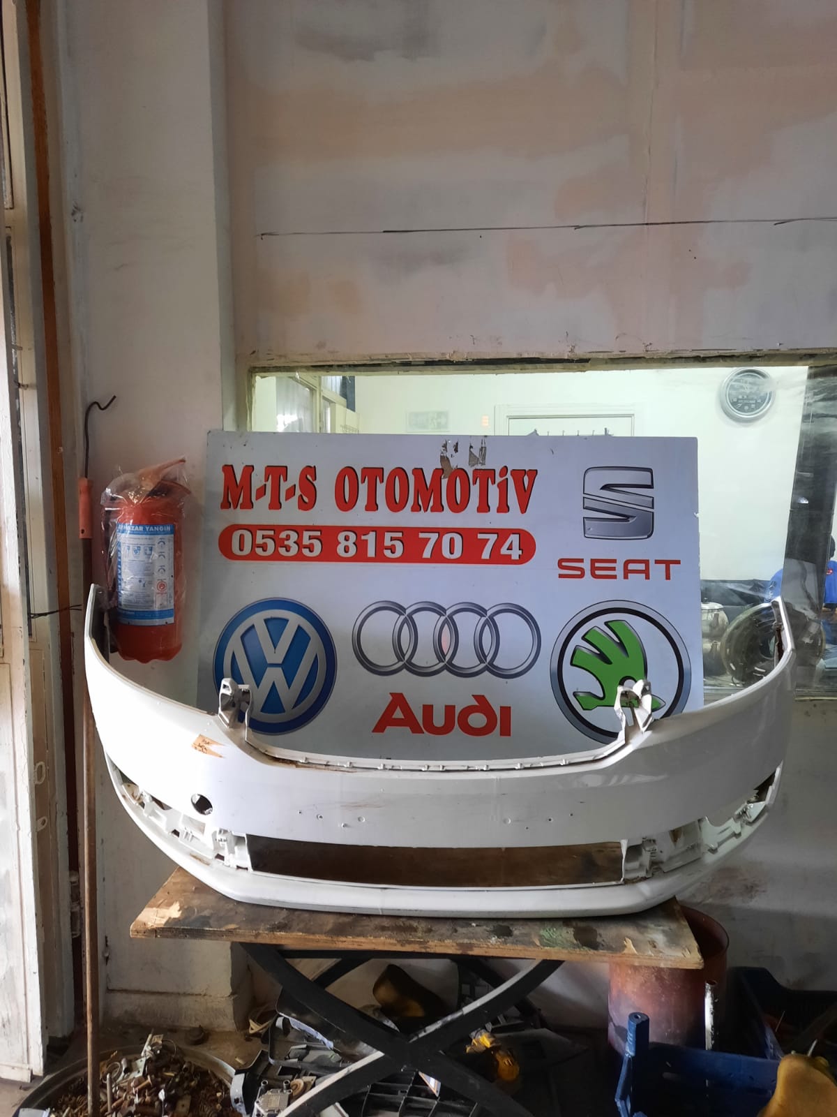 ÇIKMA ORİJİNAL SKODA RAPİD ÖN TAMPON